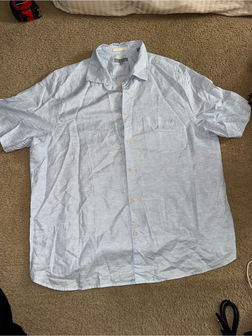 Short Sleeve Button Up Ted Baker London